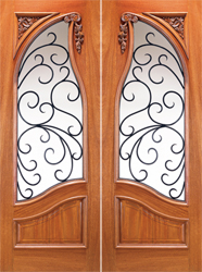 Solid Mahogany French Doors