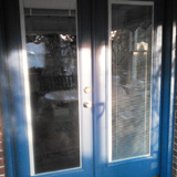 Blue Door with 2 Sidelights
