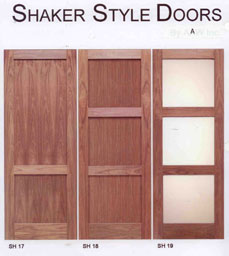 Shaker Style Doors SH17 to 19