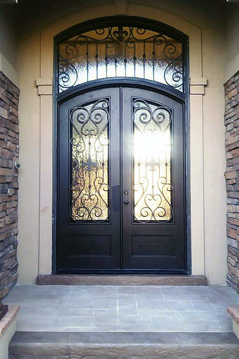 Reclaimed Victorian Decorative Iron Doors