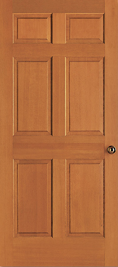 6-Panel Douglas Fire Door